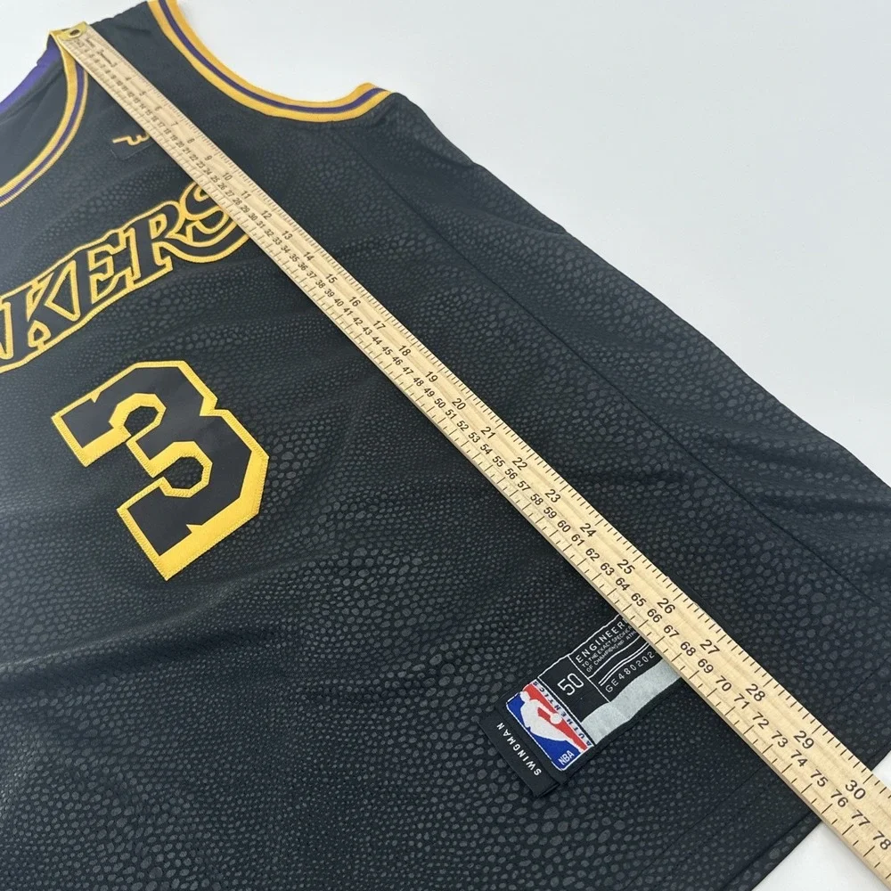 LA Lakers Anthony Davis #3 NBA Nike Swingman Mamba Skin‎ Jersey Size 50 (XL)